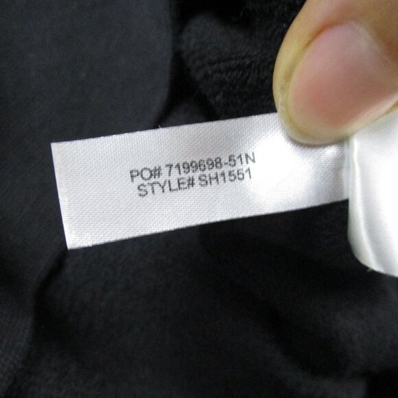 Lacoste Sport Jacket Mens Large Black 4 Lightweight Bi Material Hoodie Full Zip - Picture 8 of 9